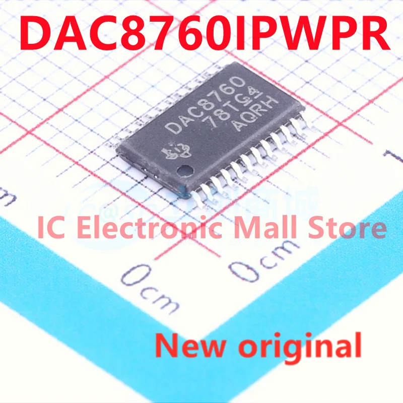 

10PCS New original DAC8760IPWPR DAC8760 HTSSOP-24 digital to analog converter chip