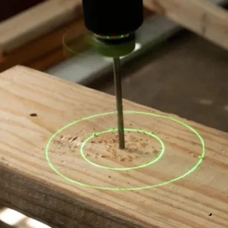 Drill Hole Position Light Locator Plastic Drill Guide Light Locator No Blocking Viewing Drill Bit Hole Punching Light Locator