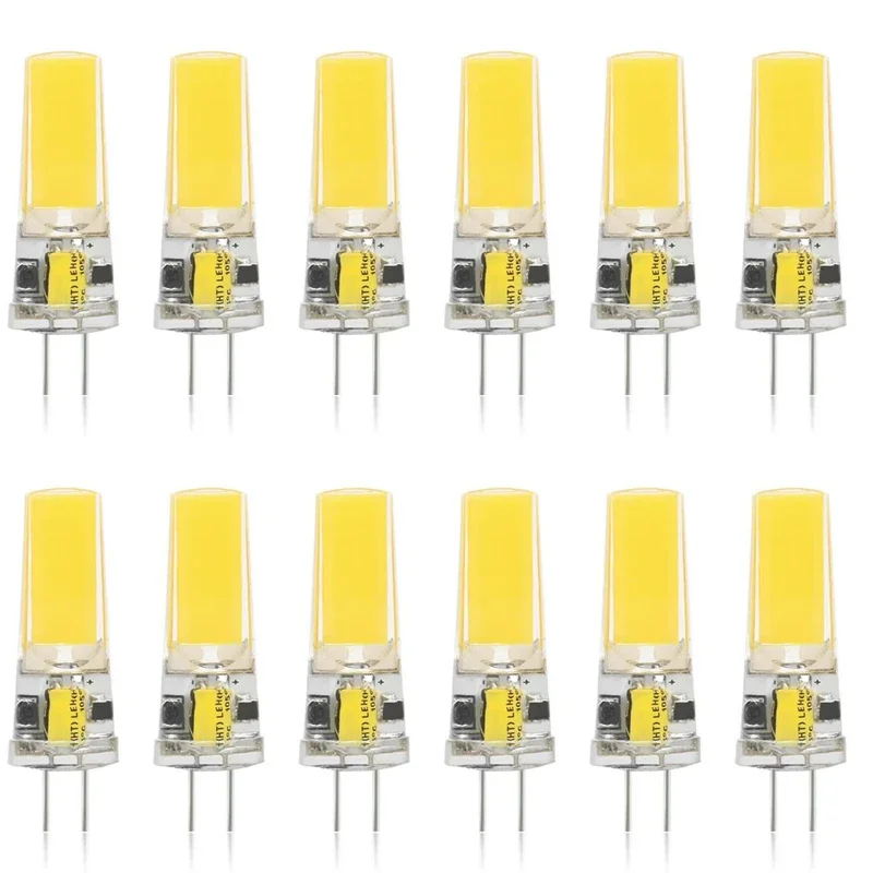 10Pcs Dimmable Mini G4 LED COB Lamp 6W 9W 12W Bulb AC DC 12V 220V Candle Lights Replace 30W 40W Halogen for Chandelier Spotlight