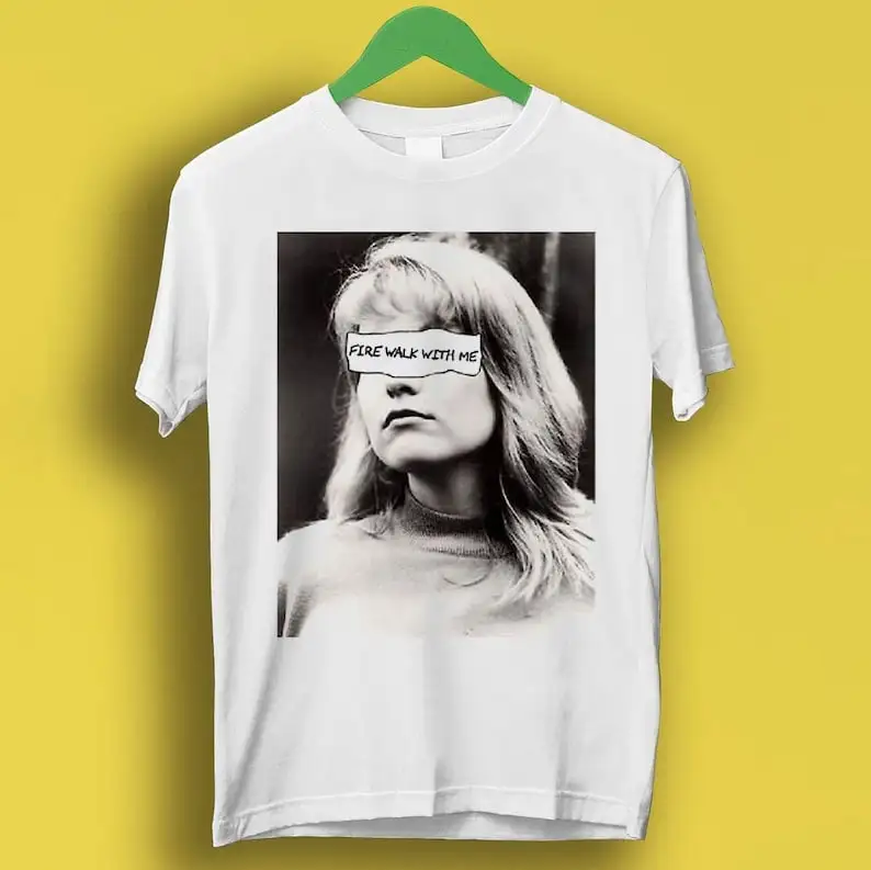 Twin Peaks Laura Palmer Fire Walk Funny Meme Cult Tee