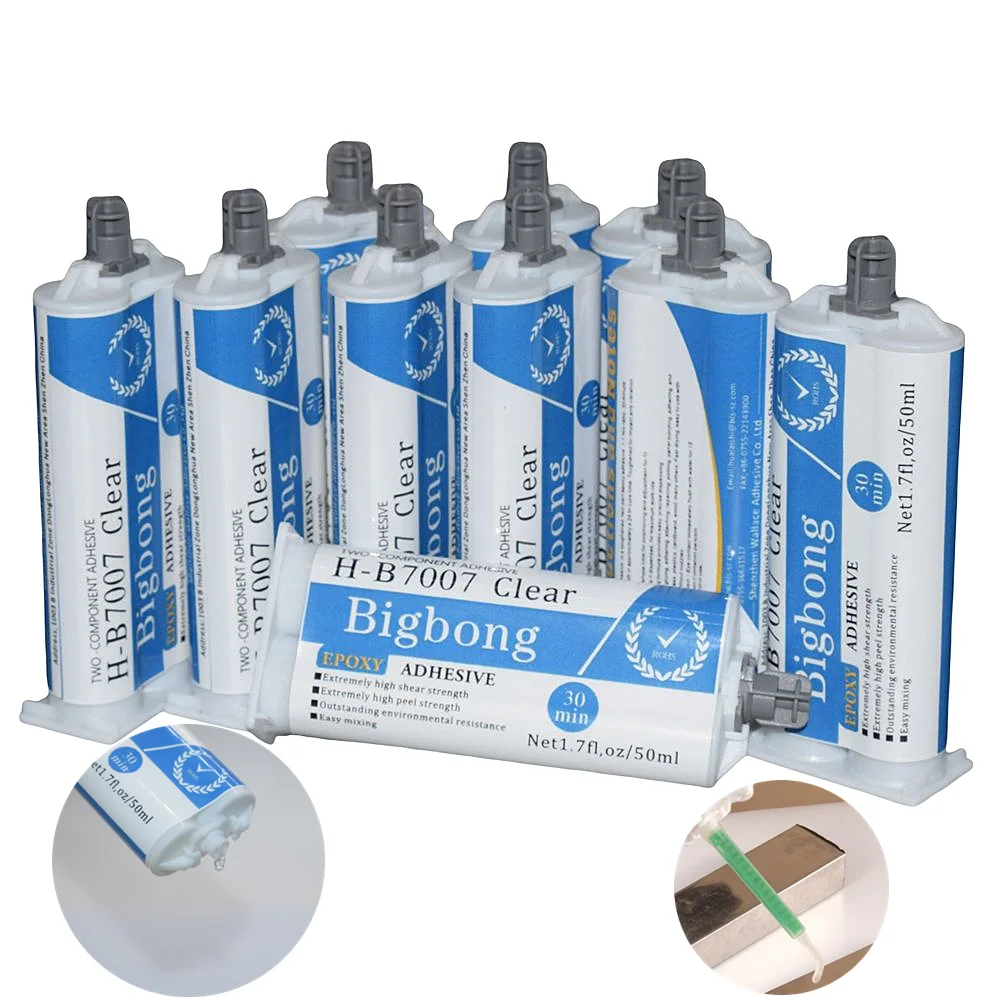 10 Stück Epoxidharz 1:1 Strukturklebstoffe 50ml Transparente AB-Klebstoffe 30 Minuten Trocknungszeit Epoxidharze zum Verkleben von Holz, Kunststoff, Metall – Detail 3