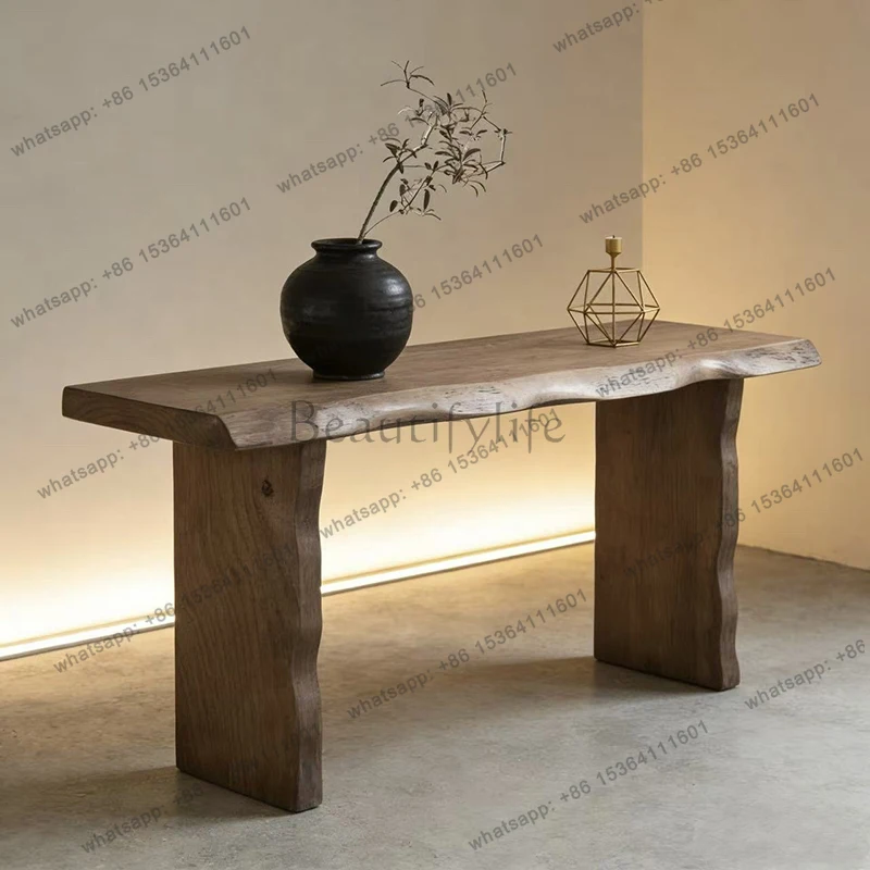 

LXCreative Trendy Simple Console Tables Minimalist Console Aesthetic Entrance Tavolo Consolle Ingress Living Room FurnitureSSS