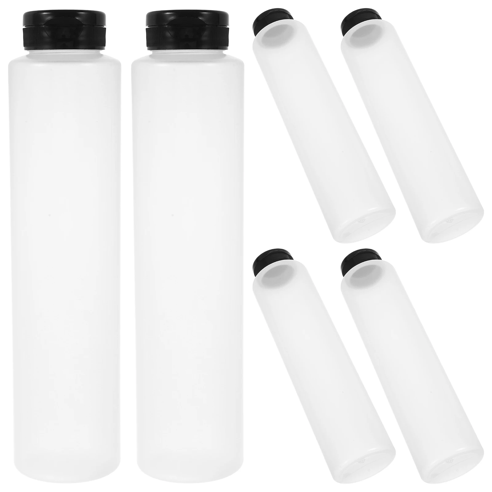 

6 Pcs Castor Condiment Containers Squeeze Bottle Sauce for Ketchup Bottles Small Dressing Pe
