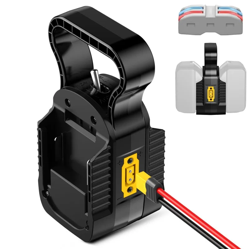 

ALASICKA 2 in 1 Power Wheel Battery Adapter for Makita 2 Packs 18V Battery Dual Voltage Output with Fuses & 14AWG Wire Terminals