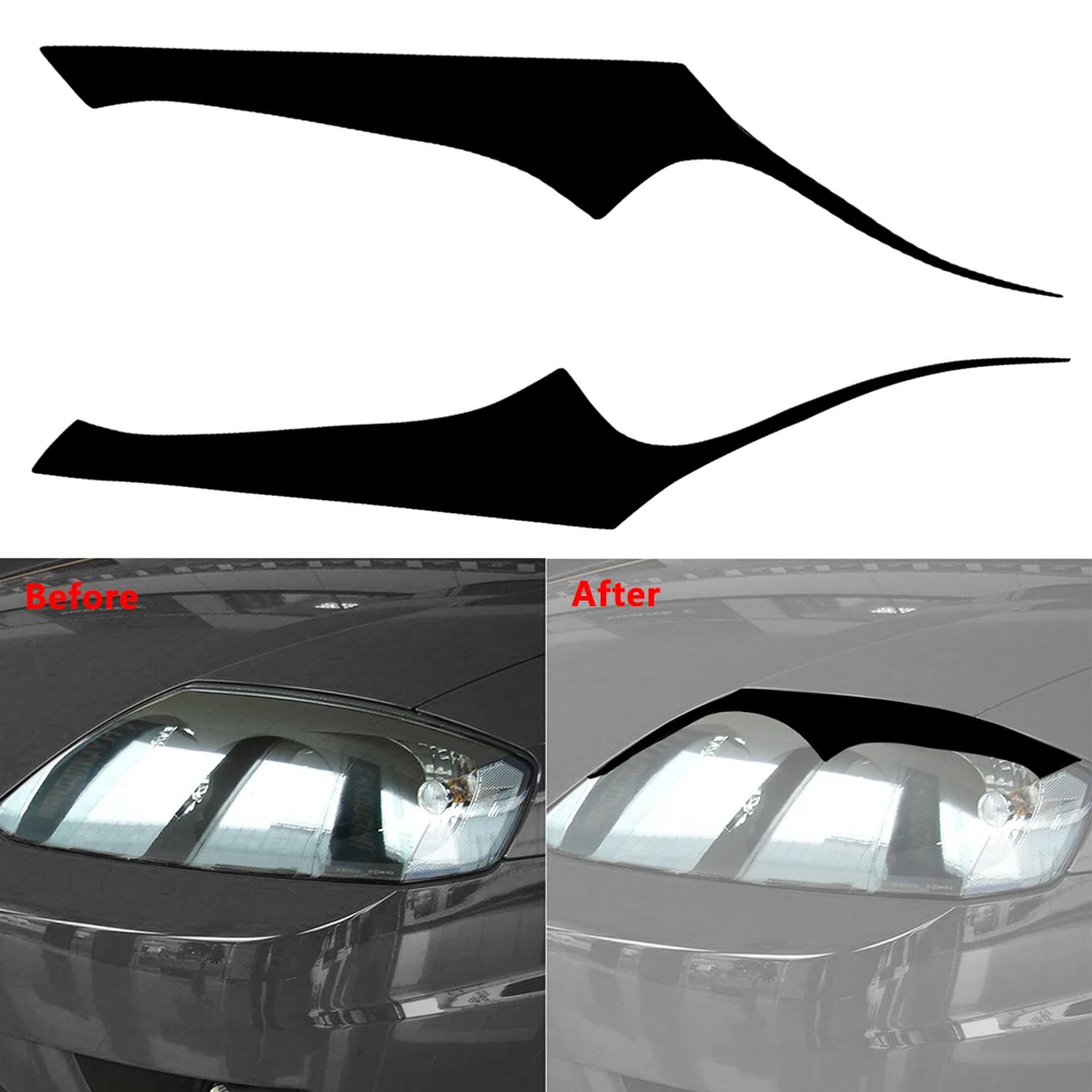 

Car Headlight Lamp Eyebrows Cover Trim Sticker For Hyundai Rohens Coupe 2003 2004 2005 2006