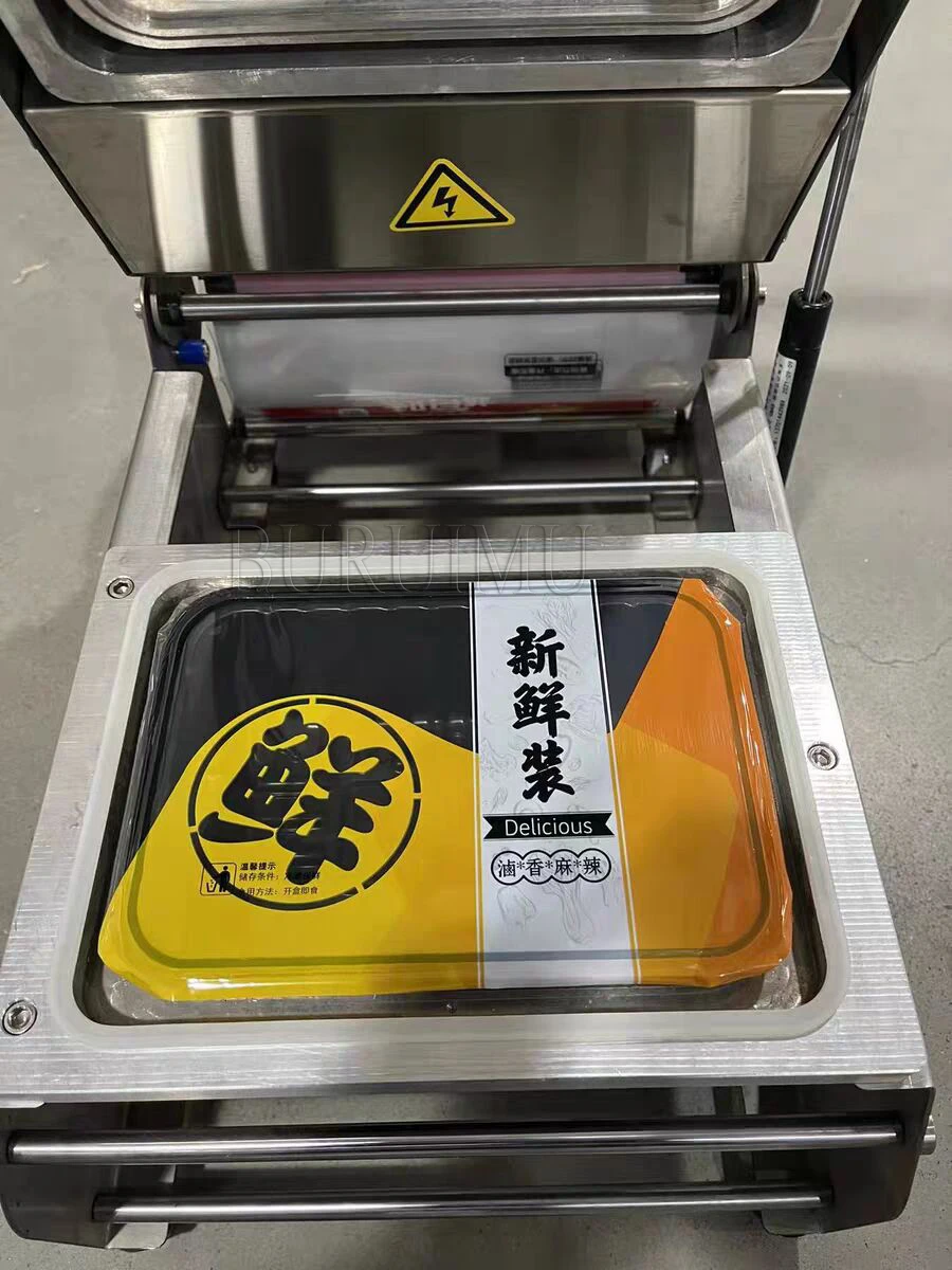 Take-out Lunch Box Hand Pressure Plastic Tray Sealing Machine Manual Food Tray Sealer Fresh-keeping Box Sealing