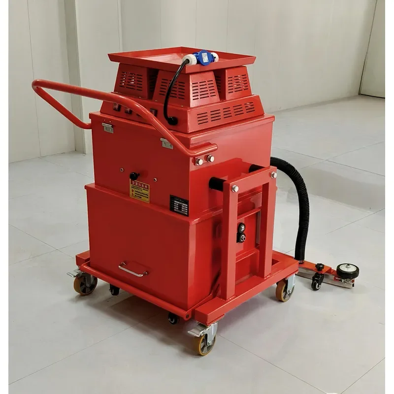 Industrial Four Head Manual Wet Dry Vacuum Cleaner with Motor and Gear for Floor Grinding Polishing 15KW