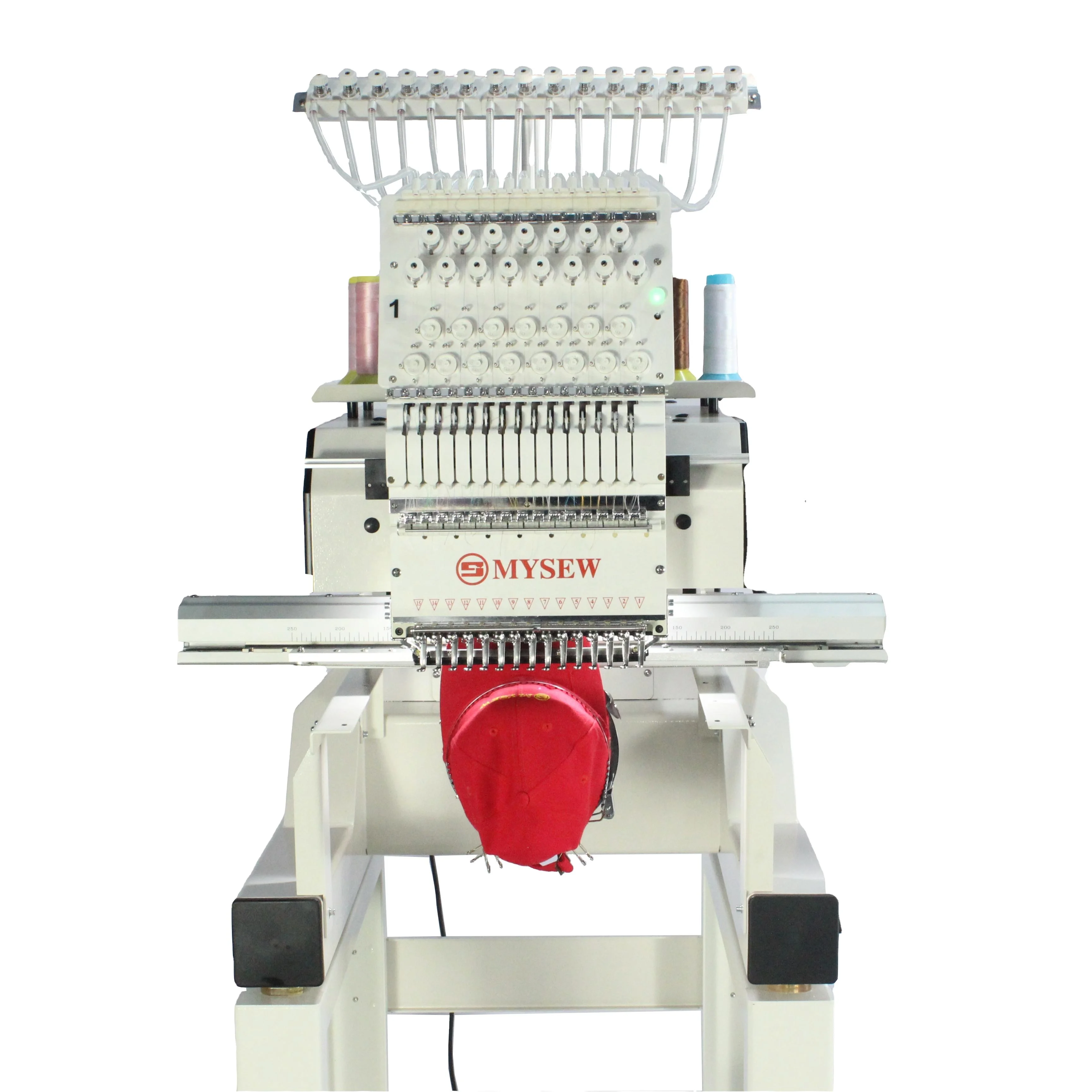 MBC1501 Automatic High Speed Computerized 12/15  s Single Head Computer Hat Flat Industrial Embroidery Machine