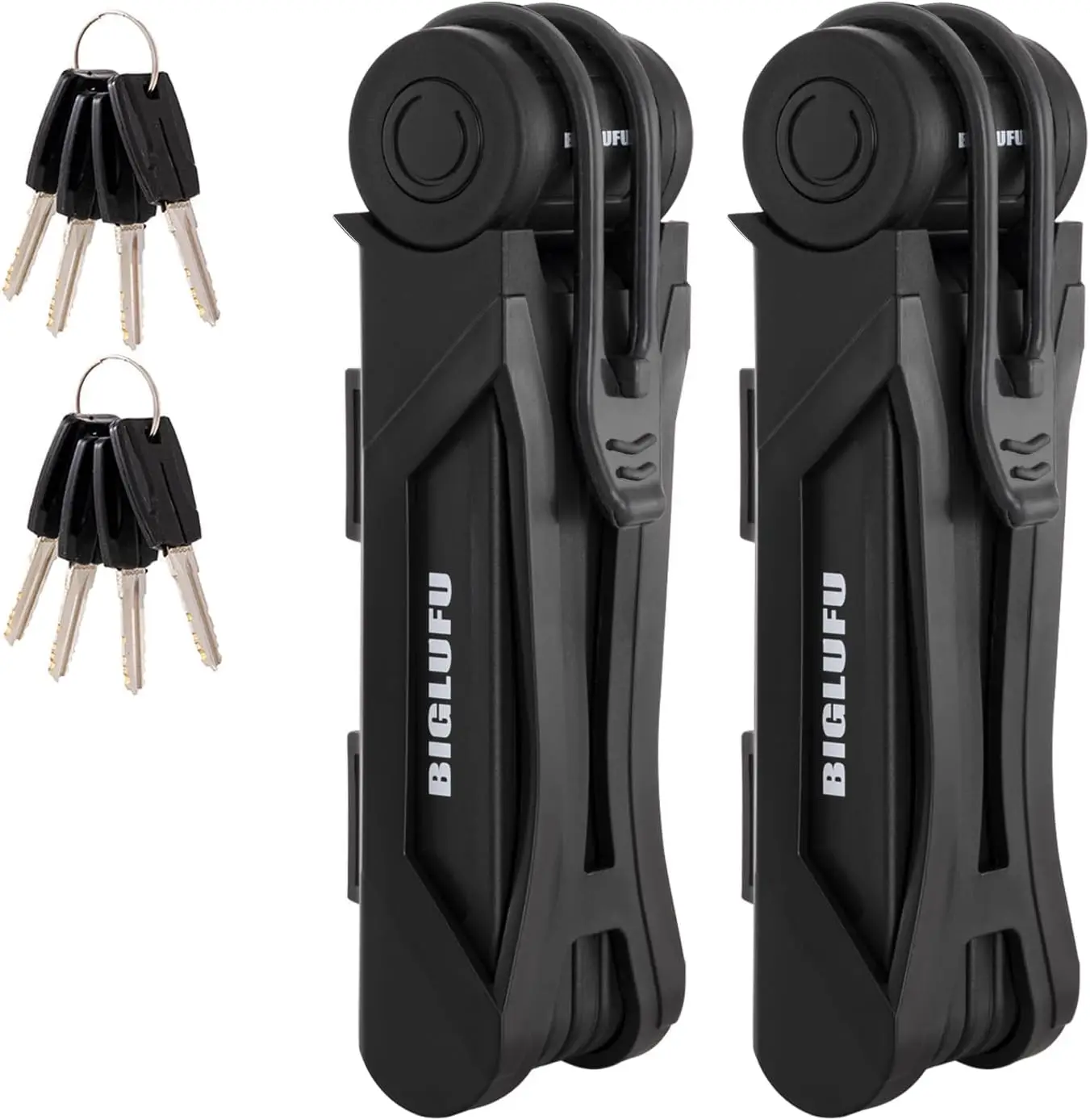 

Замок для велосипеда, скутера, мотоцикла, складной, с 4 ключами, цепной, из высокопрочной легированной стали