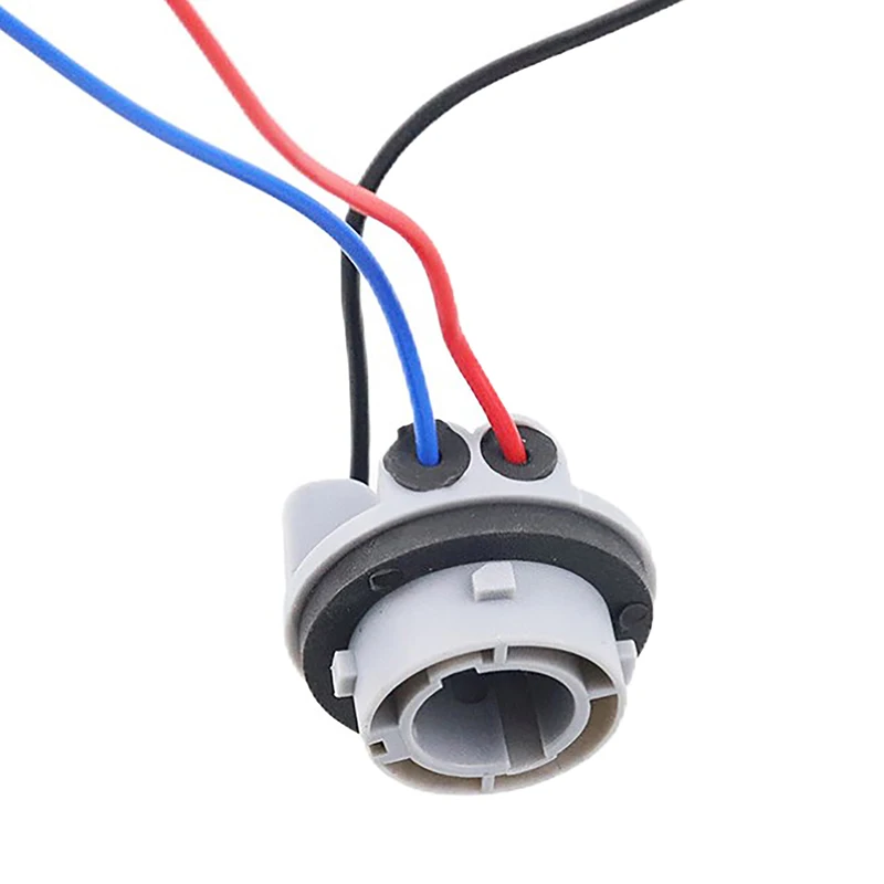 2pcs 자동차 브레이크 라이트 1157 전구 소켓 BAY15D 램프 홀더 P21/5W 어댑터 기본 커넥터 액세서리