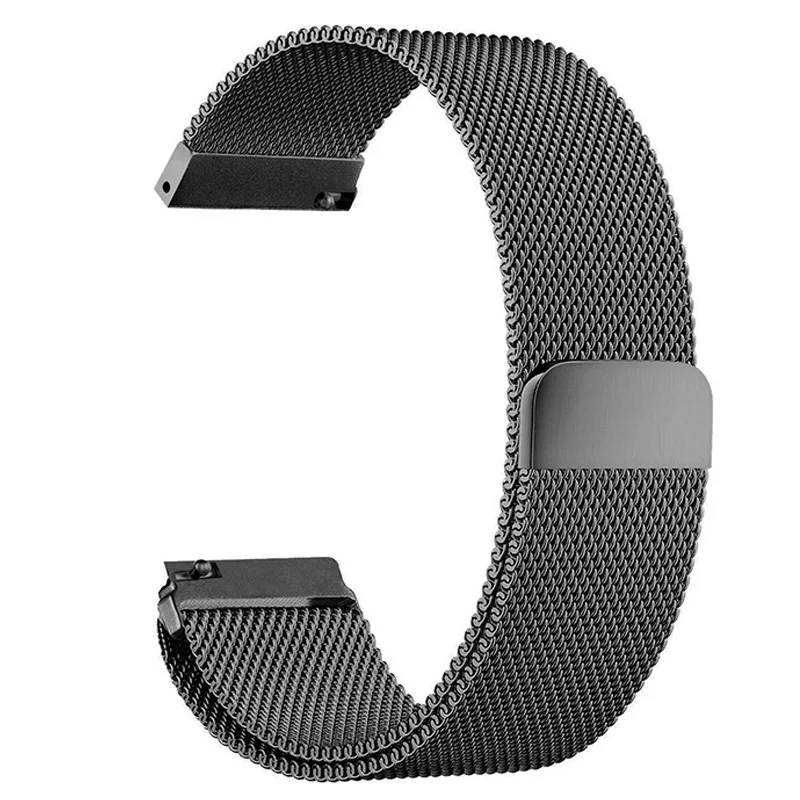 Magnetic Loop Stainless Steel Strap Bracelet For Huawei Gt/2/3/Pro Samsung Galaxy Watch 4 Classic Active Watchband Accessories