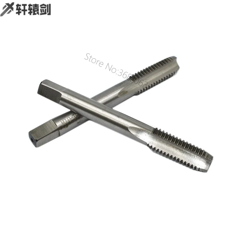 10 pçs m10 reta flauta máquina torneiras rosca m10x1.25 m10x1 m10x1.5 hss h2 torneira bit mão direita rosqueamento broca ferramenta