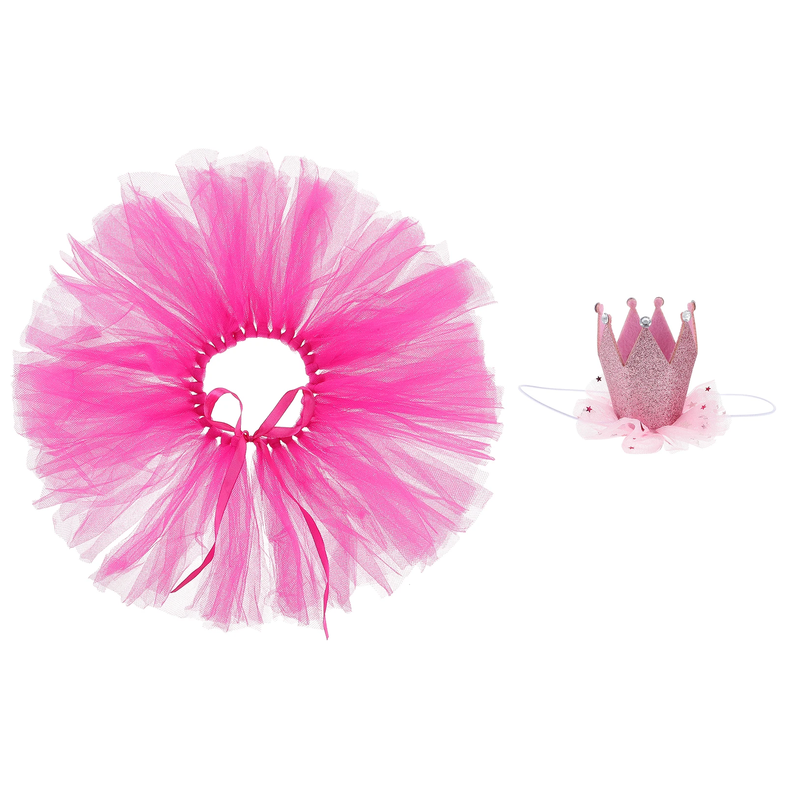 

1 set 1 Set Pet Dog Gauze Tutu Skirt Festive Party Crown Costume Mesh Outfit For Small Dogs Cute Dress Pet Supplies Dog Clothes