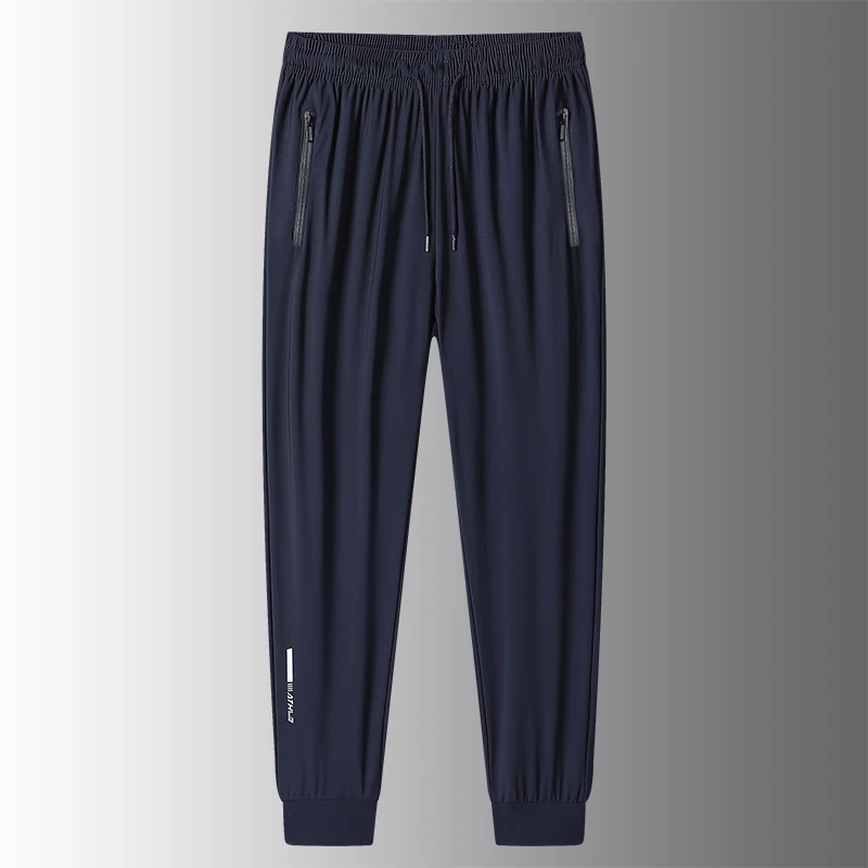 Pantalon de Jogging Droit et Décontracté pour Homme, Vêtement à vaccage Rapide, avec Poches à Fermeture Éclair, Grande Taille 8XL, 2024