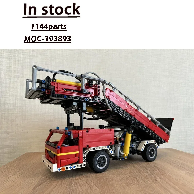 MOC-193893 New Airport Staircase Car Assembly Splicing Building Blocks Model 1144 Parts Boy Birthday Building Blocks Toy Gift