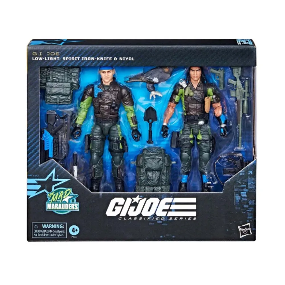 Original Hasbro G.i. Joe 128 Mad Marauders Low Light Spirit Action Figure Model Toy Gift Hobby Collection