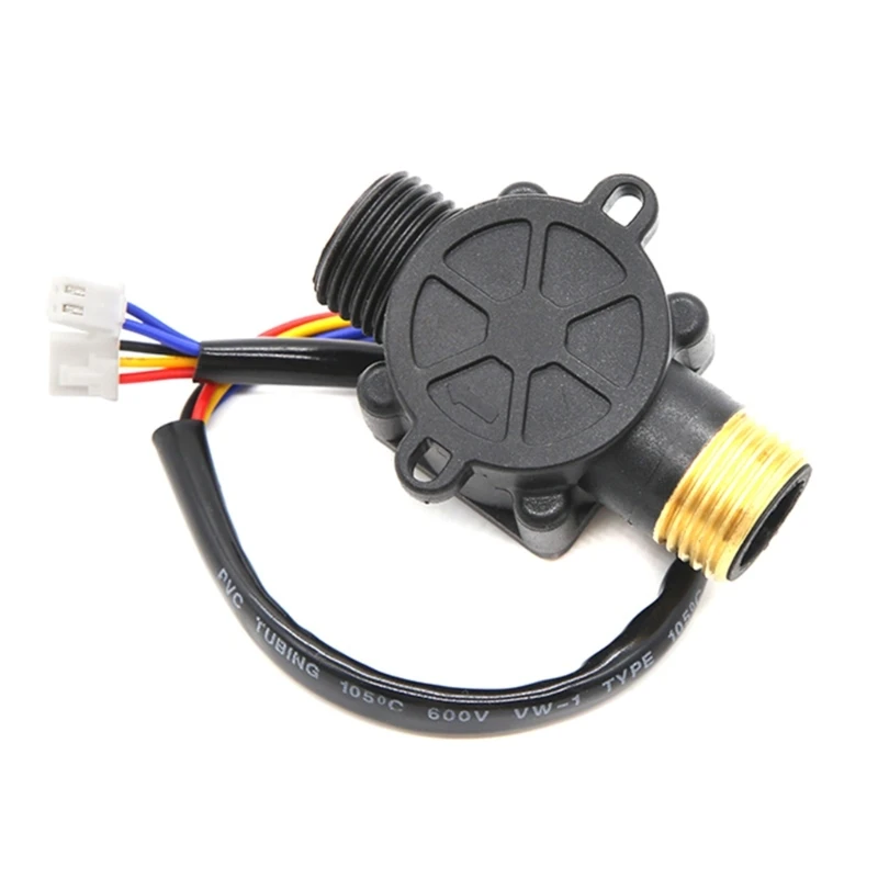 fluxo água latão com rosca macho g1/2 interruptor efeito medidor fluxo, contador