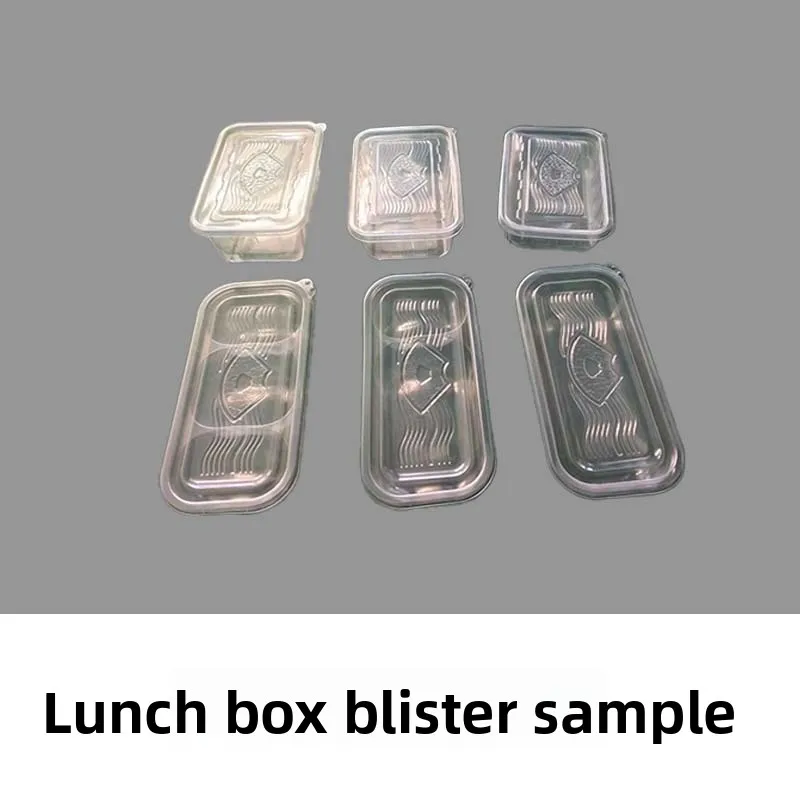 Positive and negative pressing mold inner cutting blister machine PP lunch box thermoforming machine