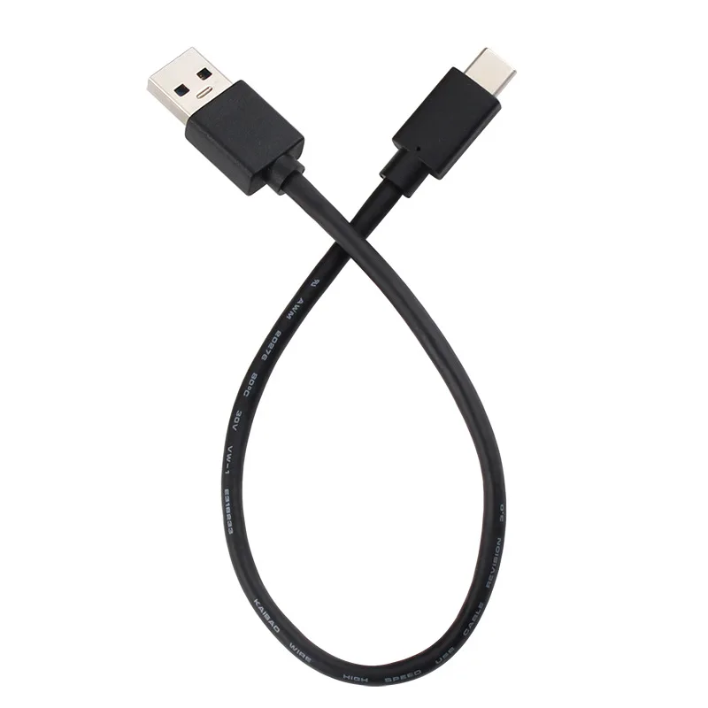 100pcs/lot USB 3.0 Male A To Type C Cable Cord 5/10Gbps High Speed For Hard Disk Drive Phone 0.3M/0.5M/1M