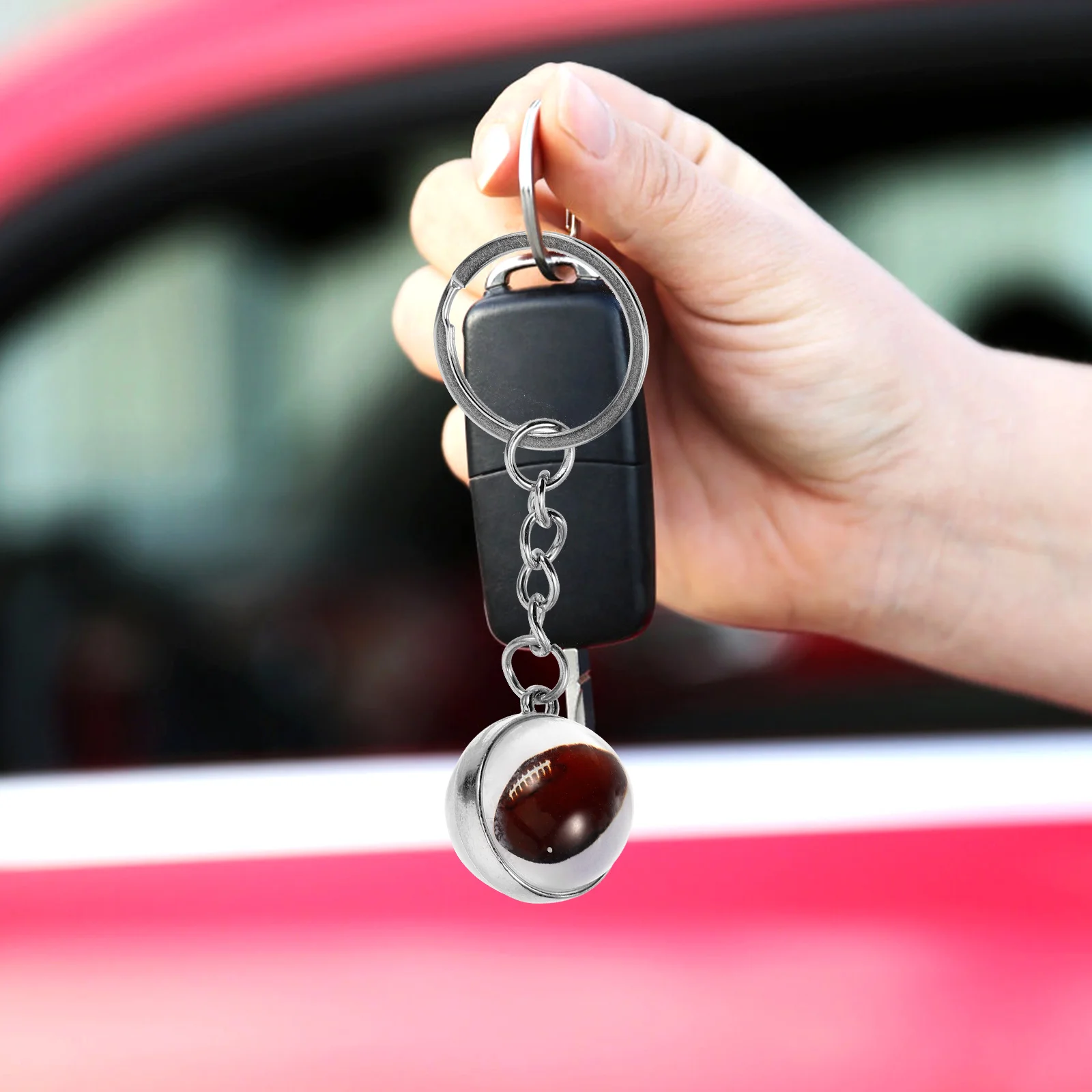 

Спортивный мяч, брелок, подвеска, креативный спортивный брелок с орнаментом, сумка, подвеска, многофункциональный брелок для ключей, очаровательный спортивный брелок с мячом