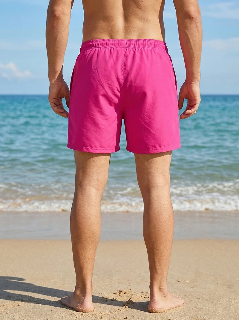 Shorts de Praia 2 em 1 com Est - Swim Trunk Quick Dry avaliação e preço