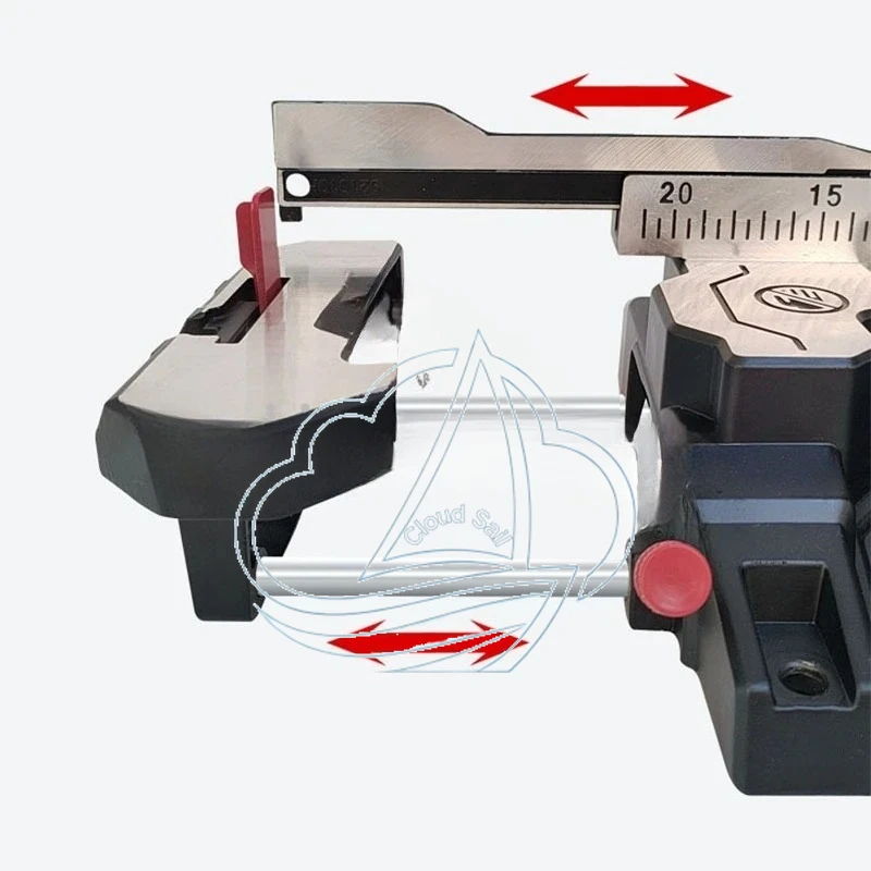 High-Precision Woodworking Push-Pull Cutting Machine - 45° Angle Extendable Aluminum Saw for Wood & Aluminum Alloy