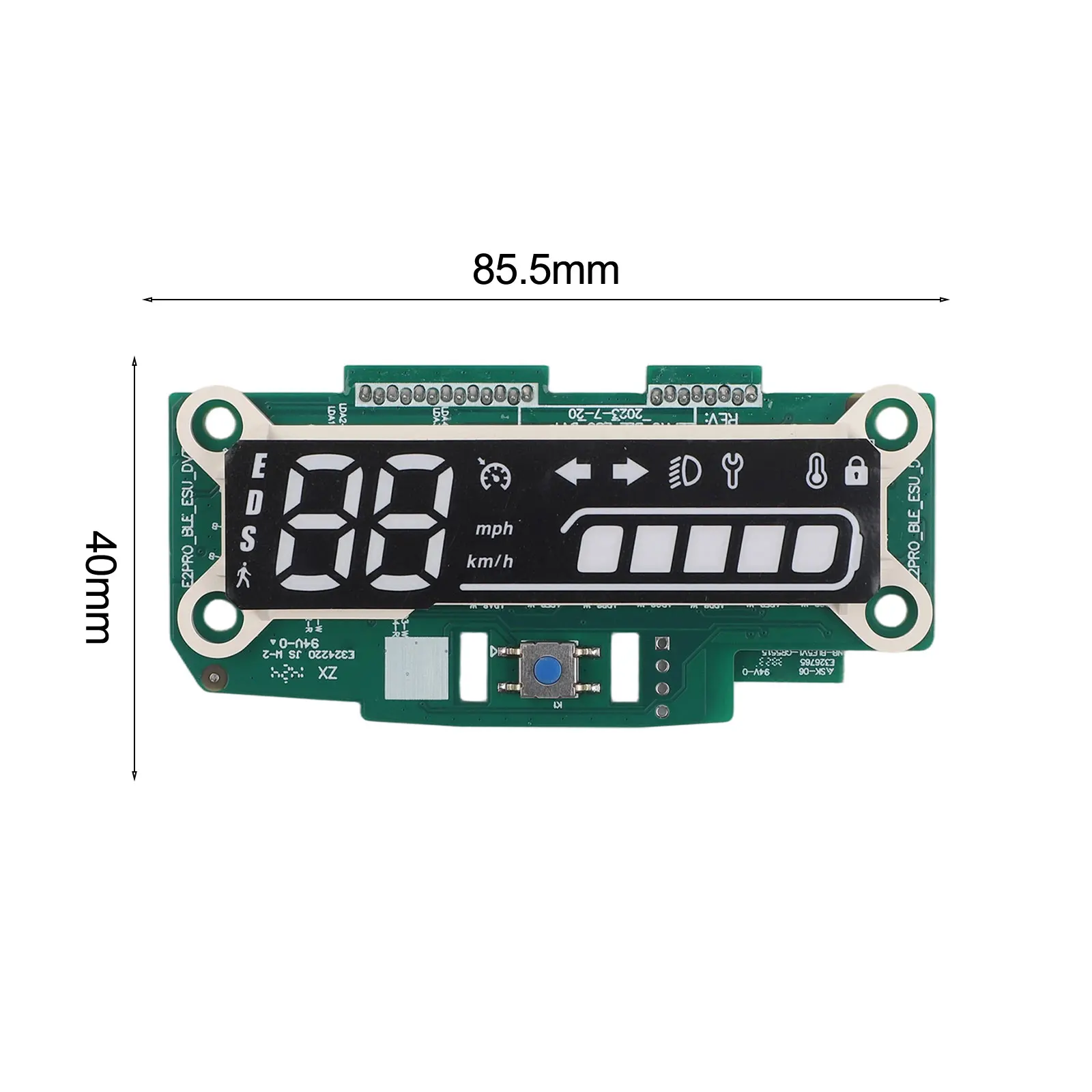 Upgraded Electronic Control Module for Ninebot E2 Pro Compatible with Original System Setup for Reliable Operation