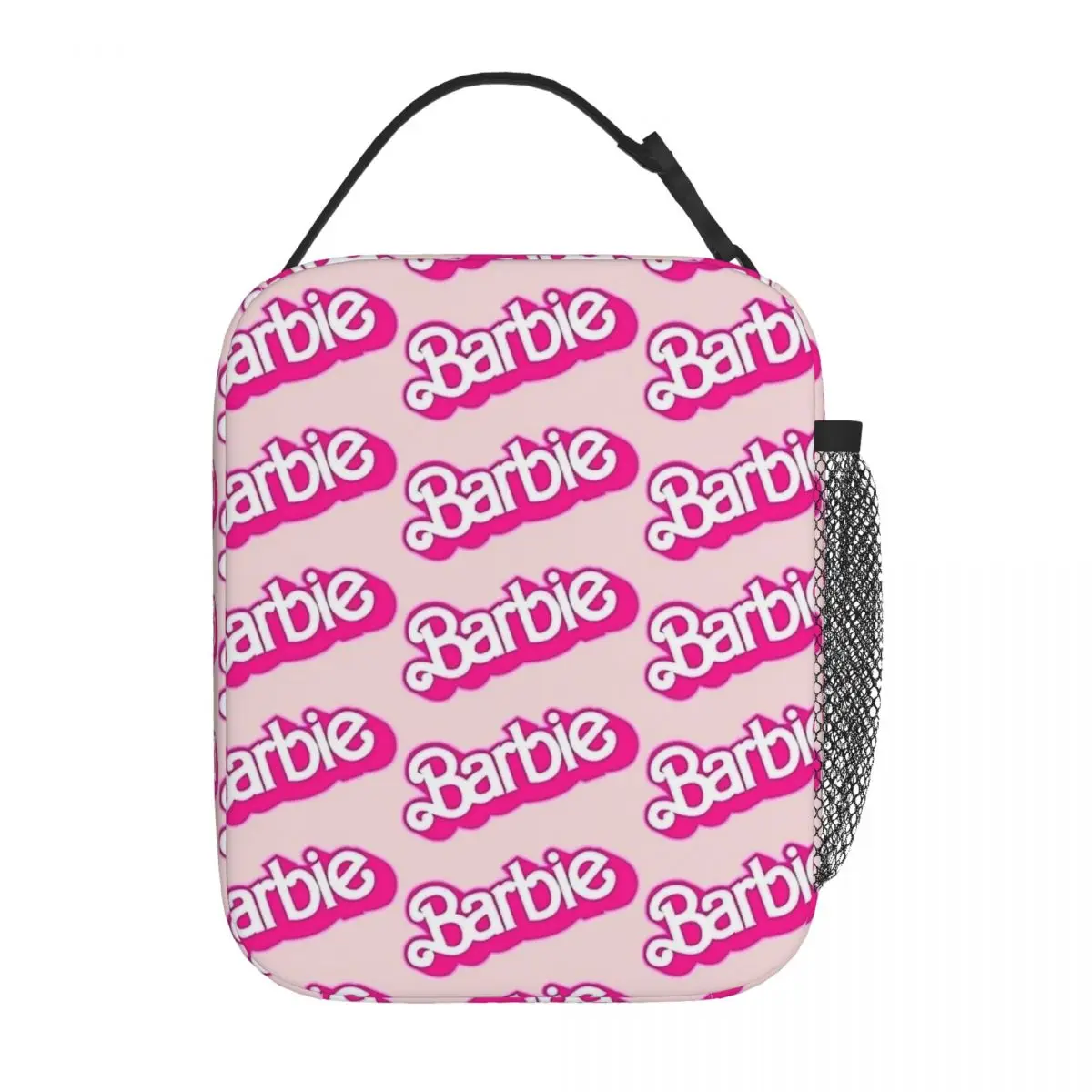 Best Barbie Logo Pink Barbiecore Insulated Lunch Bags Large Reusable Thermal Bag Lunch Box Tote College Picnic Men Women