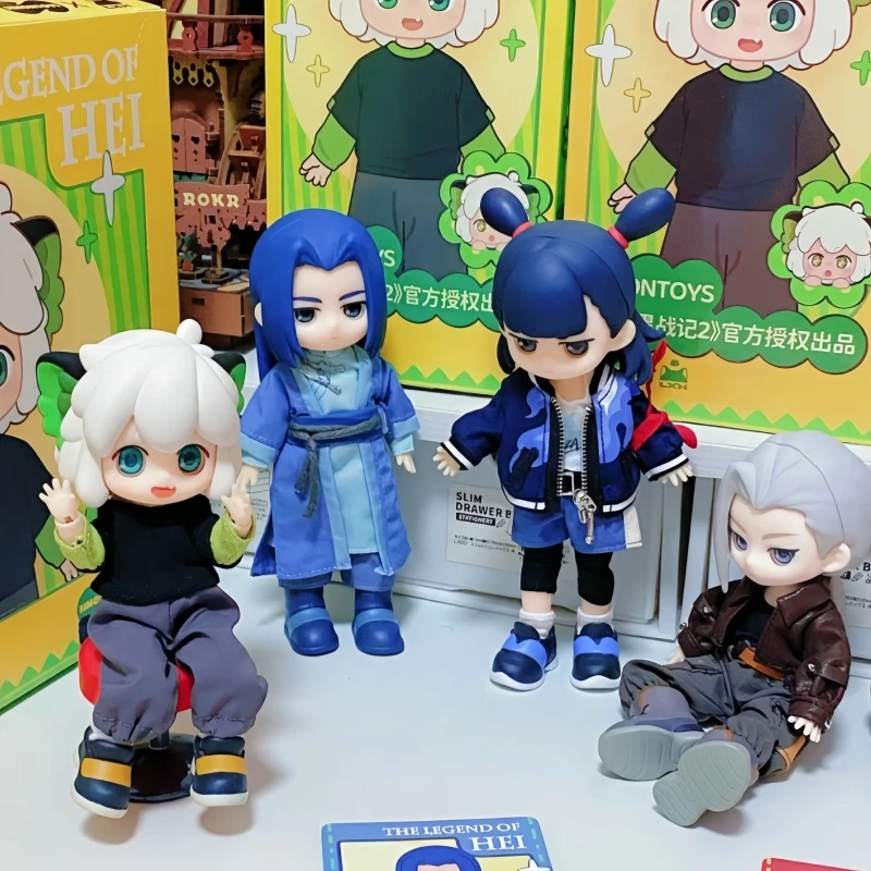 

2026 New Arrival SIMONTOYS The Legend of Hei 12 Bjd Blind Box Mystery Box Dolls Kawaii Action Anime Figure Blind Box Toys Gifts