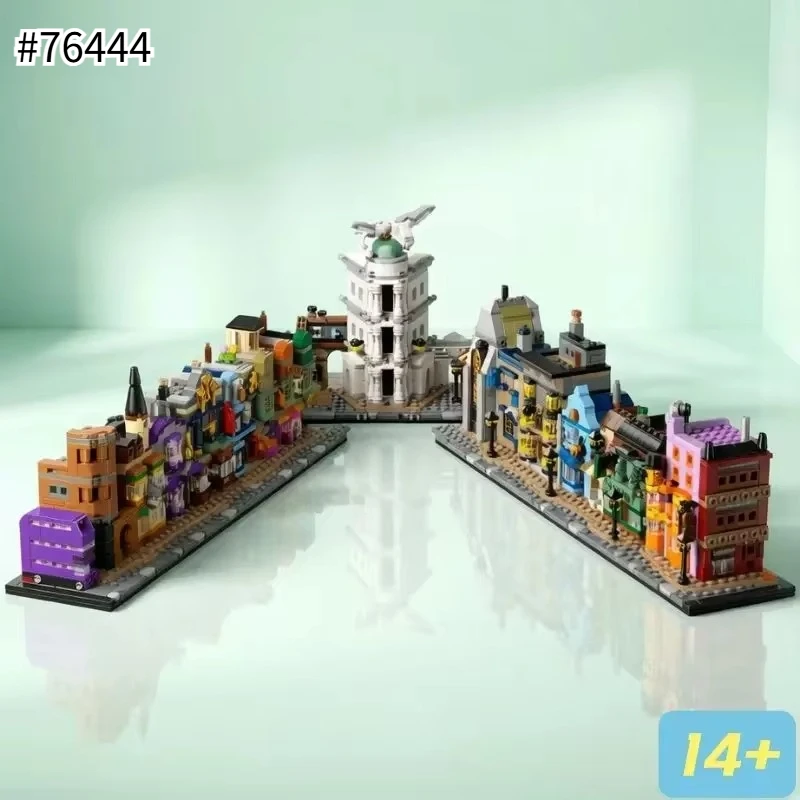 Hot Street View 2750Pcs Architecture Alley Shop Building Blocks Bricks Toy for Christmas Birthday Gifts