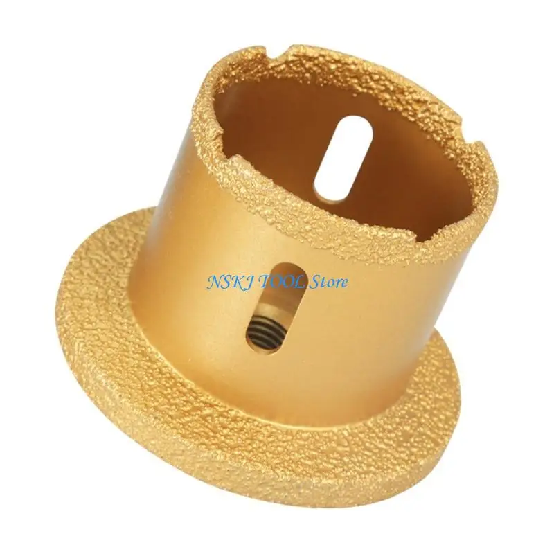 

L8RC Diamond Brazed Dry Drilling Bit Porcelain Cup Ceramic Marble GraniteTileHole Opener Hole Cutter 40-50mm