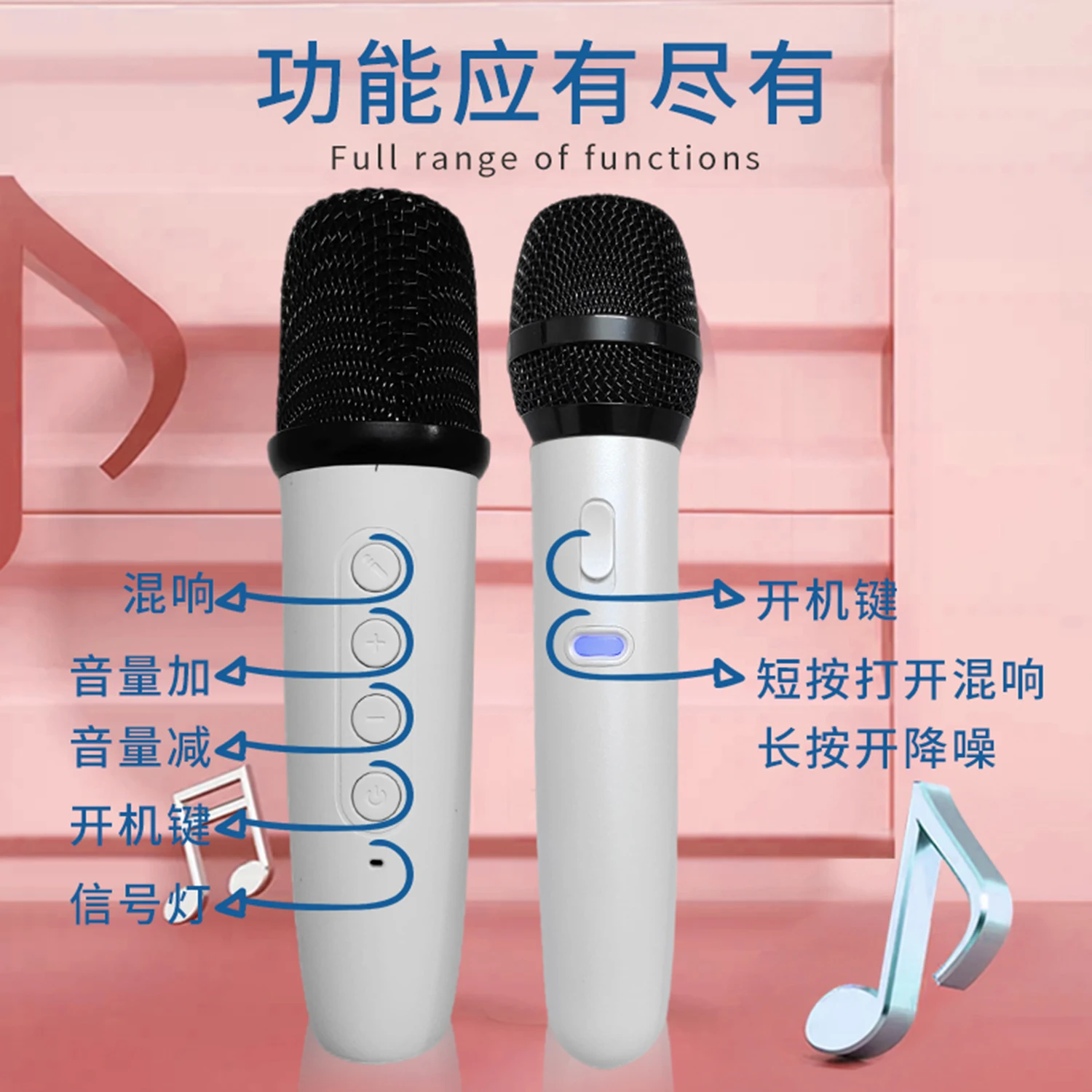 GAW-699A 2.4G Wireless Microphone for Live Broadcast