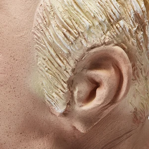 قناع وجه واقعي على شكل جد قديم ، أغطية رأس من اللاتكس مع شعر مستعار ، أدوات تأثيري هالوين ، حفلة كرنفال ، سماعة أصلع قديمة ، سماعة رأس أفضل 8 فستان حفلة مبيعات للجدة - No6