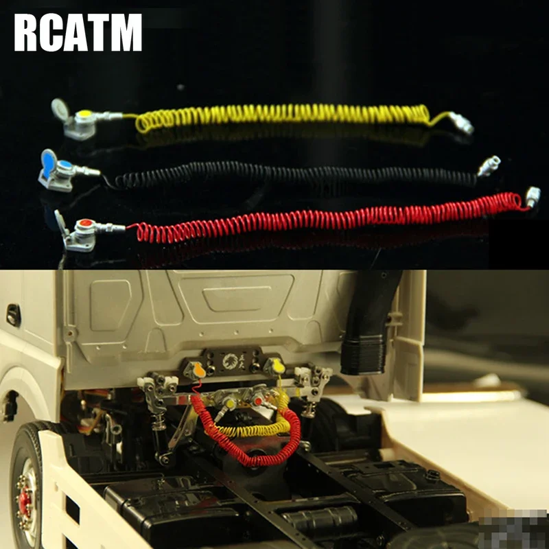 RC Model Decoration Oil Tubing Trachea Connection Line for 1/14 Tamiya RC Tipper Truck Dump MAN ACTROS Hino Scania LESU DIY