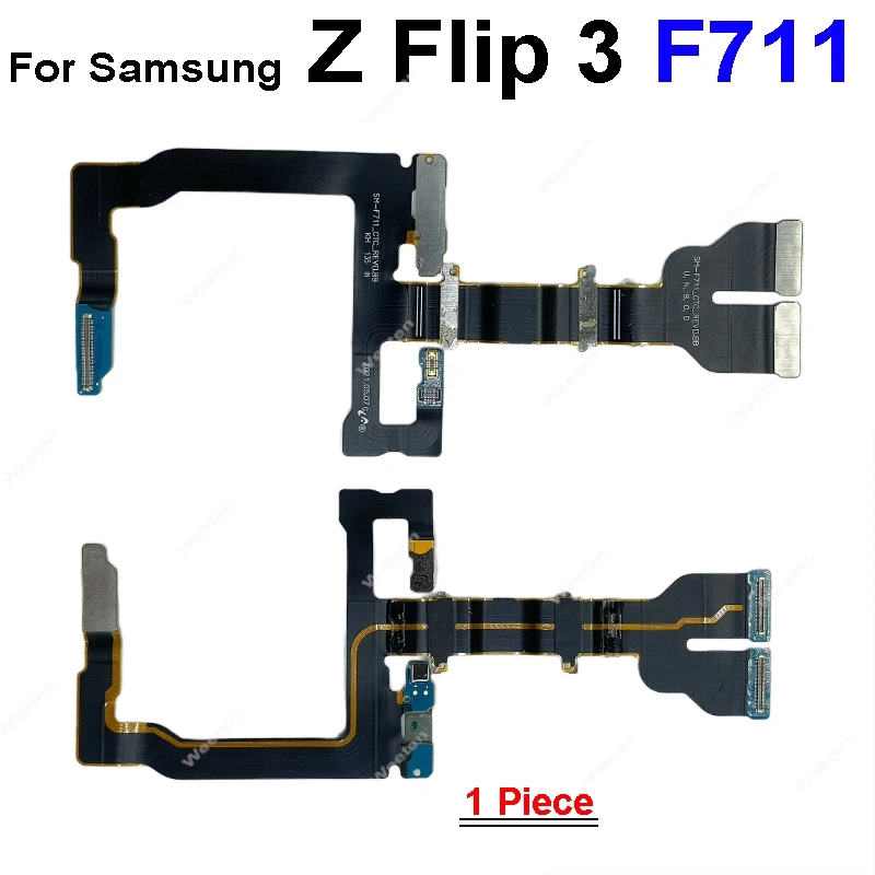 

Для Samsung Z Flip 3 4 5 F711 Z Fold 2 3 4 5 6 Гибкий кабель для материнской платы Разъем ЖК-дисплея USB Кабель для основной оси вращения Запчасти для ремонта