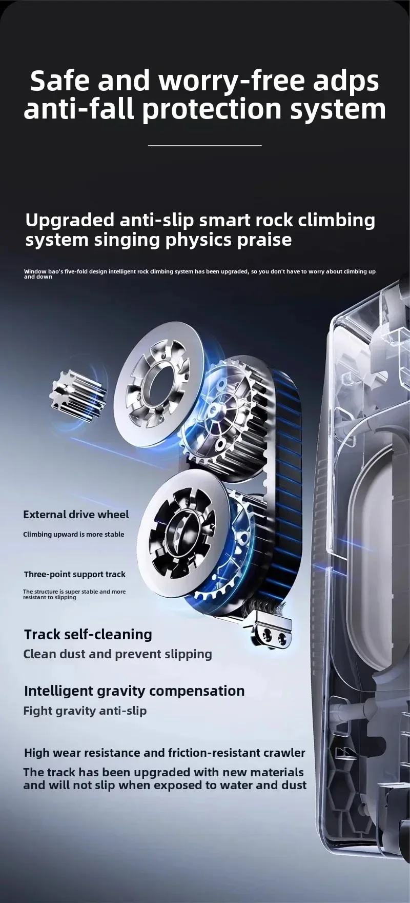 جديد ECOVACS نافذة روبوت لأغراض التنظيف W2S PRO نافذة الكنز متعددة الوظائف زجاج النافذة أداة سحرية WR856-01