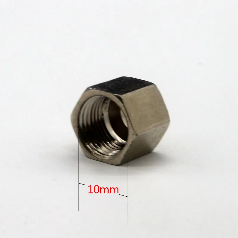 Water purifier accessories 6.5MM PE pipe gooseneck faucet nut straight drinking faucet accessories fixed hexagon nut fine thread
