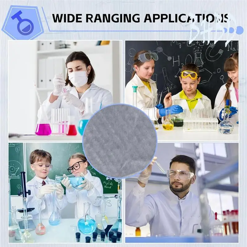 

BHBD-2000 Pcs Cellulose Weighing Paper Sheet Laboratory Sample Weighing Paper Weigh Papers, Nitrogen Free, 4 X 4 Inches Easy To