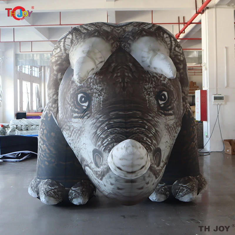 

Гигантский реалистичный надувной носорог для рекламы