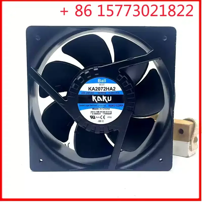 

Для вентилятора KAKU KA2072HA2 AC220V 0,38A шарикоподшипник вентилятор переменного тока 20 см