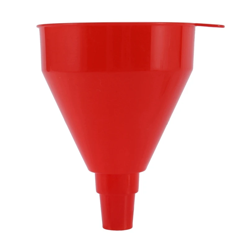 4X Car, Motorcycle, Truck, Vehicle, Oil Pouring Tool, Plastic Filling Funnel, Hose Nozzle, Gasoline