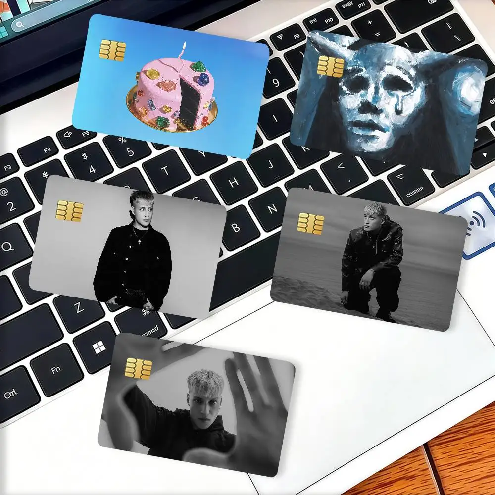 Singer K-Kidd Voodoo Credit Card Decorative Card Stickers Suitable For Bank Cards Metro Transit Anti-scratch Gift 4PCS