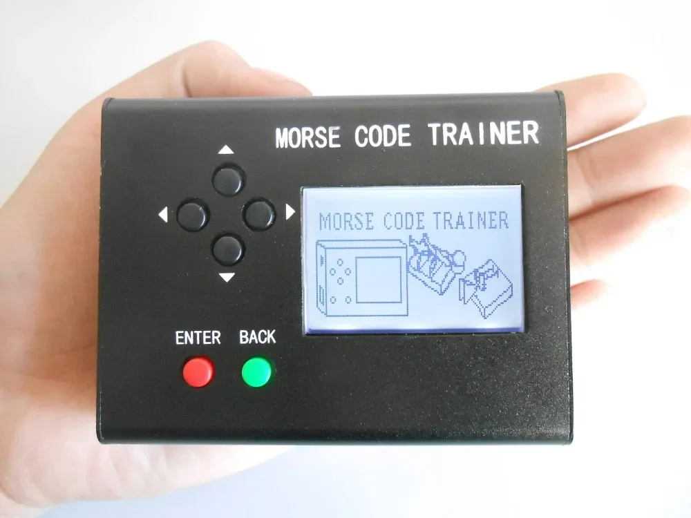 

for MORSE CODE TRAINER Moore Simo Wales Code Trainer Shortwave Radio Telegraph Key Auto Key Learning CW Radio