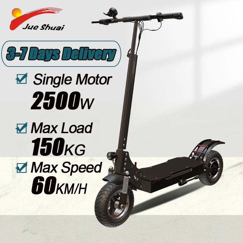 65KM/H Top Speed X750 Electric Scooter 1300W Single Motor E-Scooter 10 Inch Tire Patinete eléctrico 40 Degree Climbing Angle