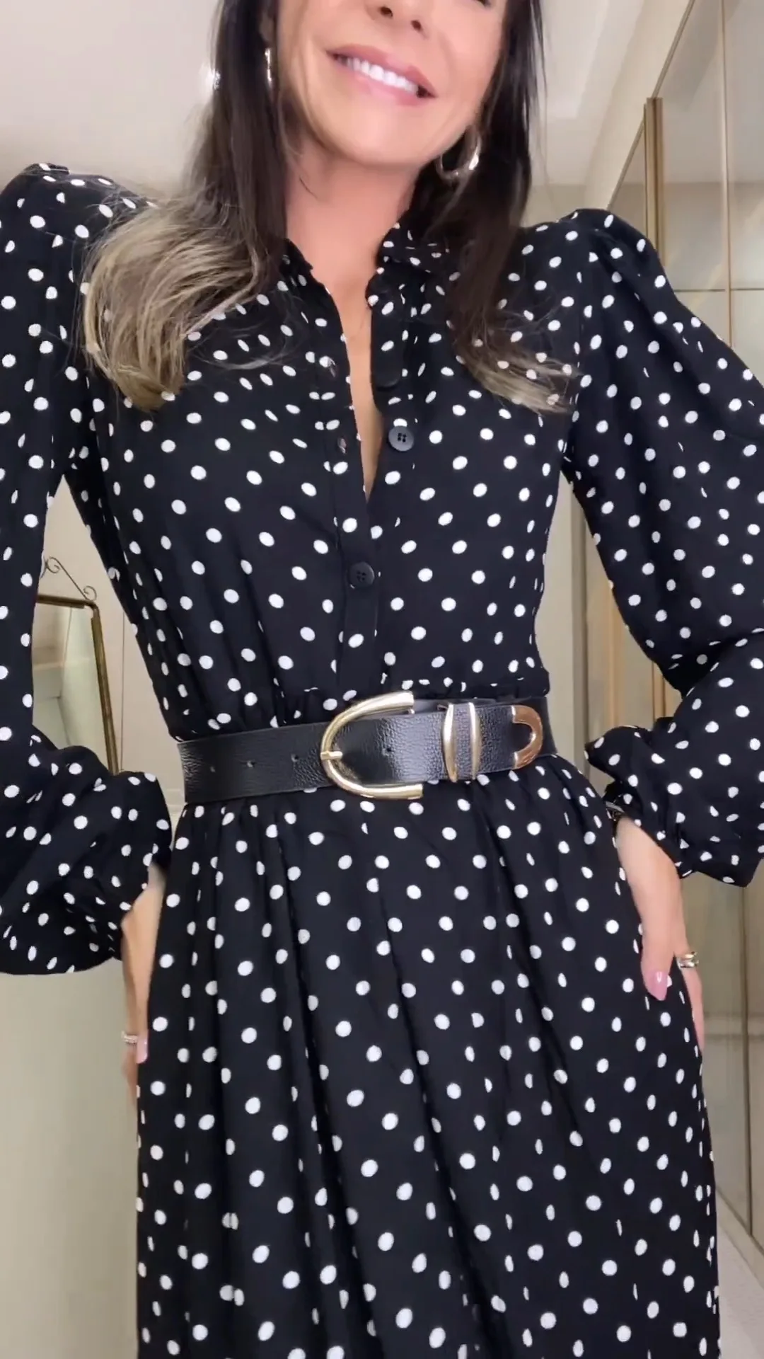 Women Eid Muslim Dresses Arab Dubai Kaftan Belt Dots Vestidos Ramadan Morocco Single Breasted Ruffles Party Dress Casual