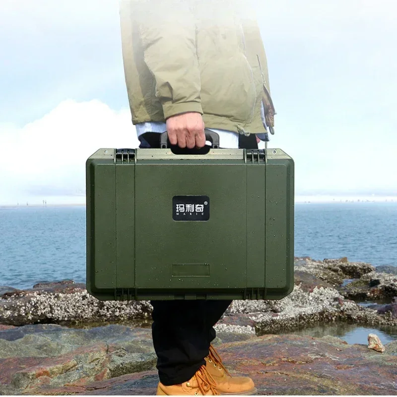 Military Green Tactical Box Professional Equipment Protection Box Waterproof UAV Camera Storage Box Multi-purpose Tool Boxes