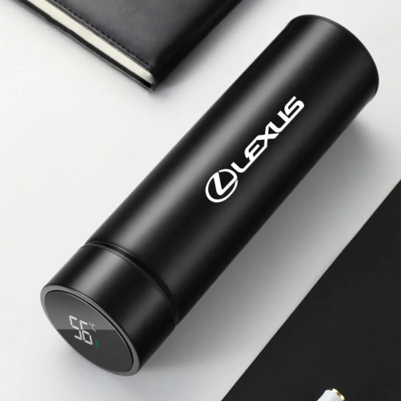 

Car Insulated Cup 500ml Water Cup Coffee Tea Thermos For Lexus IS250 IS200 CT200h GS300 LS430 RX450h LX570 IS300 ES RX LS IS NX