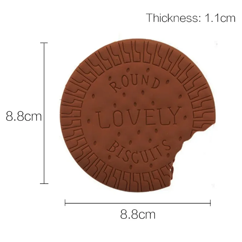 STONEGO-Tearable Handwritten Memo Pads Cover, Chocolate Cookies Shape Note Book para Estudantes, Creative Cute Cartoon Notepad