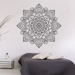 Large Size Mandala Wall Art Sticker Vinyl HOme Decor Living Room Bedroom Yoga Mandala Flower Wall Decals Removable Murals A643