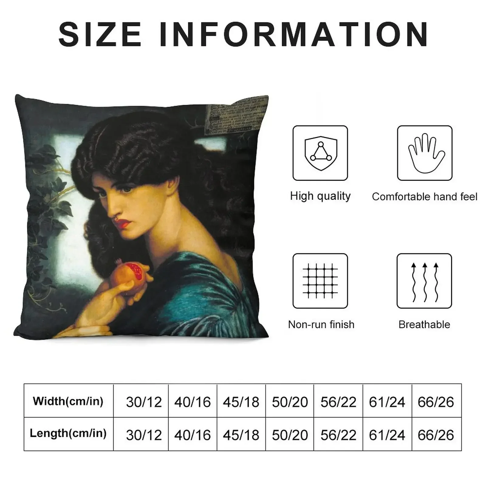 Proserpine - Dante Gabriel Rossetti Throw Pillow pillowcases for sofa cushions Cushions For Decorative Sofa pillow